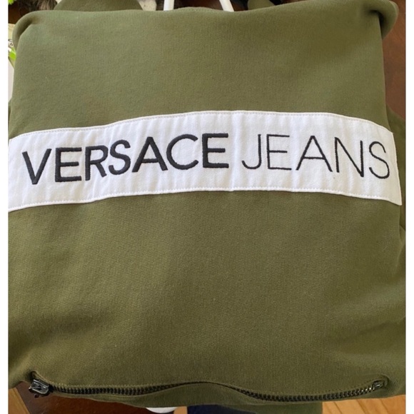 Versace Felpa Logo Hoodie NWOT Medium, Rare, Perfect Condition - Picture 7 of 14
